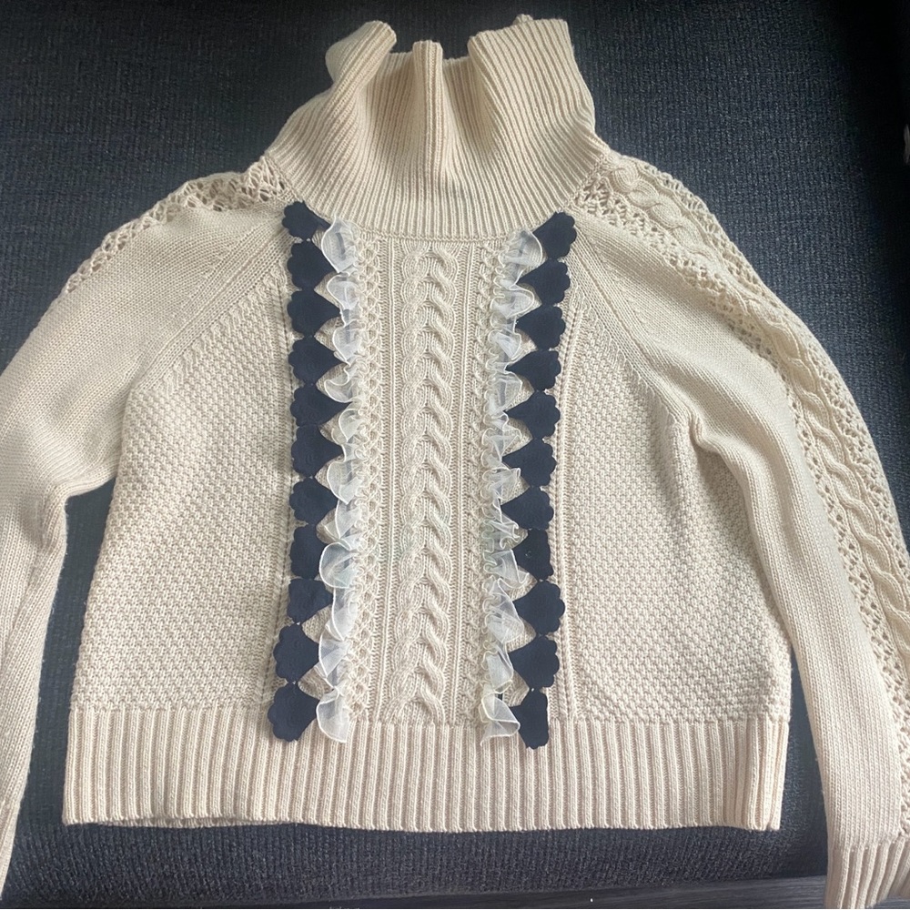 Jcrew ruffle sweater, brand new condition - Picture 1 of 3